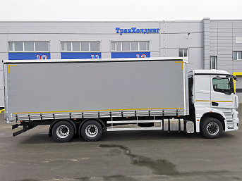 Тентованный (шторно-бортовой) еврофургон 4389B2-001-49 на шасси КАМАЗ 65658 (ЕВРО 5) новый
