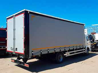 Тентованный (шторный) еврофургон на шасси КАМАЗ 4308 (ЕВРО 5) новый