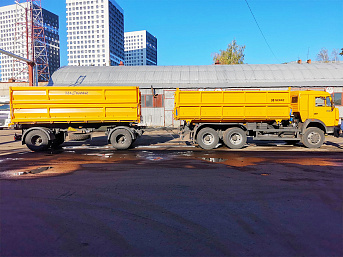 Самосвал зерновоз КАМАЗ 45143-3012 (ЕВРО 2) новый