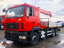 Бортовой автомобиль МАЗ 65012J с КМУ Kanglim KS1256G-II TOP (ЕВРО 5) новый