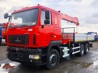 Бортовой автомобиль МАЗ 65012J с КМУ Kanglim KS1256G-II TOP (ЕВРО 5) новый