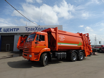 Мусоровоз с задней загрузкой МК-4544-08 на шасси КАМАЗ 65115 (ЕВРО 5) новый