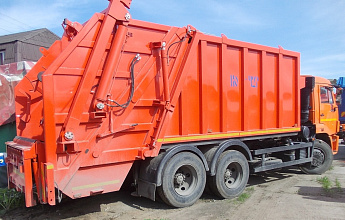Мусоровоз с задней загрузкой КО-427-01 на шасси КАМАЗ 65115 (ЕВРО 5) новый