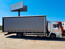 Тентованный (шторный) еврофургон на шасси КАМАЗ 4308 (ЕВРО 5) новый