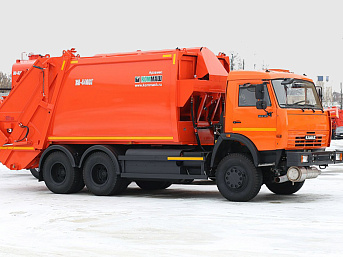 Мусоровоз с задней загрузкой КО-440ВГ-01 (КО-440ВГ) на шасси КАМАЗ 65115 (ЕВРО 5) новый КПГ газовый