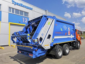 Мусоровоз с задней загрузкой МК-4545-08 на шасси КАМАЗ 65115 (ЕВРО 5) новый