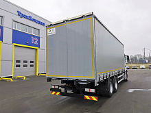 Тентованный (шторно-бортовой) еврофургон 4389B2-001-49 на шасси КАМАЗ 65658 (ЕВРО 5) новый