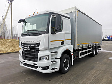 Тентованный (шторно-бортовой) еврофургон 4389B2-001-49 на шасси КАМАЗ 65658 (ЕВРО 5) новый