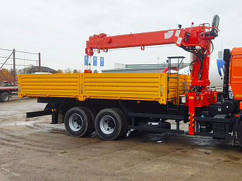 Бортовой КАМАЗ 65115 с КМУ Prosper PR706 (ЕВРО 5) новый