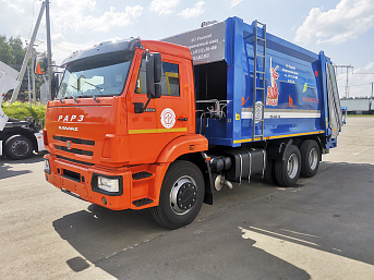Мусоровоз с задней загрузкой МК-4545-08 на шасси КАМАЗ 65115 (ЕВРО 5) новый