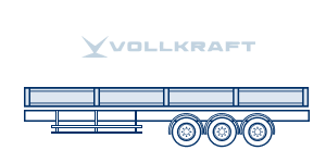 Полуприцепы бортовые Vollkraft