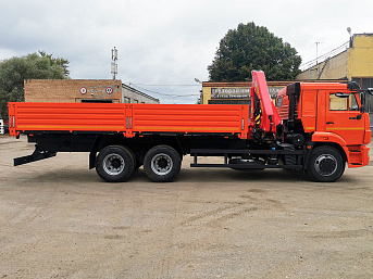 Бортовой КАМАЗ 65115 с КМУ Palfinger INMAN IM 150N (ЕВРО 5) новый