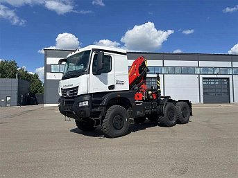 Седельный тягач КАМАЗ 65954 К5 с КМУ INMAN IM-240N  (ЕВРО 5) новый
