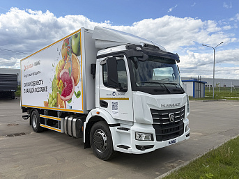 Фургон-рефрижератор на шасси КАМАЗ 53252 с ХОУ Carrier Citimax D7 (K5) (ЕВРО 5) новый