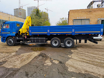 Бортовой КАМАЗ 65117 с КМУ HYVA HB230 E2 (ЕВРО 5) новый