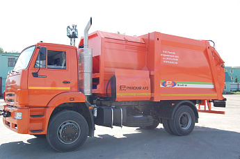 Мусоровоз с боковой загрузкой МК-4555-06 на шасси КАМАЗ 53605 (ЕВРО 5) новый