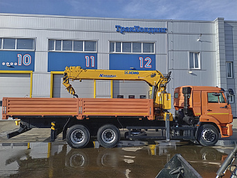Бортовой КАМАЗ 65115 с КМУ XCMG SQS 200-6 (ЕВРО 5) новый