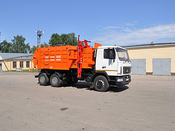 Мусоровоз с боковой загрузкой МК-3552-10 на шасси МАЗ 6312С3 (ЕВРО 5) новый