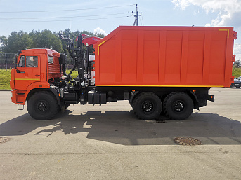 Ломовоз (металловоз) на шасси КАМАЗ 43118-48 с КМУ ВЕЛМАШ ВМ10-74М  (ЕВРО 5) новый