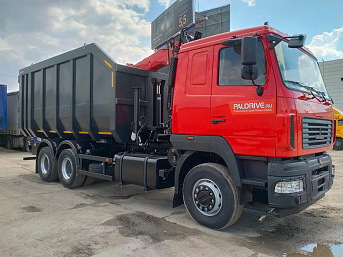 Ломовоз (металловоз) на шасси МАЗ 6312C5 с ГМУ ВЕЛМАШ ВМ10-74М Подъемные Машины (ЕВРО 5) новый