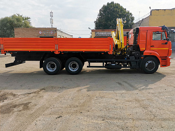 Бортовой КАМАЗ 65115 с КМУ HYVA HB150 E2 или HB152 E2 (ЕВРО 5) новый