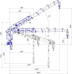Бортовой КАМАЗ 43118 с КМУ Palfinger IT-200 с буром и люлькой (Ростехнадзор) (ЕВРО 5) новый