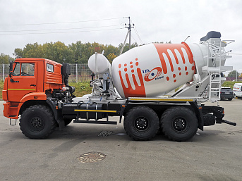 Автобетоносмеситель 58146T (5814T6) на шасси КАМАЗ 43118 6 м3 (ЕВРО 5) новый