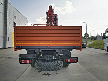 Бортовой КАМАЗ 43118 с КМУ Kanglim KS2056H с буром (ЕВРО 5) новый