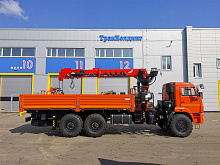 Бортовой КАМАЗ 43118 с КМУ Kanglim KS2056H с буром (ЕВРО 5) новый