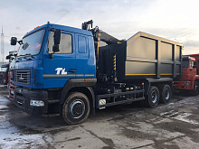 Ломовоз на шасси МАЗ 6312C5 с манипулятором VM10L74M ТрансЛес (ЕВРО 5) новый