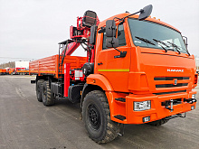 Бортовой КАМАЗ 43118 с КМУ Horyong HRS216 (ЕВРО 5) новый