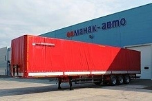 Тентованный шторный 16,5 м. полуприцеп МАНАК-АВТО 946832 (внутренний объем 114 кв.м.)