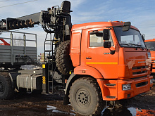 Седельный тягач КАМАЗ 43118 с КМУ HIAB 190TM-6 (ЕВРО 5) новый
