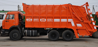 Мусоровоз с задней загрузкой МК-4542-08 на шасси КАМАЗ 65115 (ЕВРО 5) новый