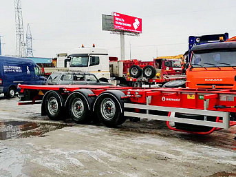 Полуприцеп контейнеровоз Грюнвальд (Grunwald) Gr-VCSt LB новый