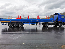 Полуприцеп бортовой ЧМЗАП 9906.4 П34-01 (с кониками и фитингами) новый