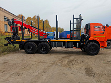 Сортиментовоз на платформе Стандарт с ГМУ VM10L74 (Велмаш ВМ10-74) на шасси КАМАЗ 43118 (ЕВРО 5) новый