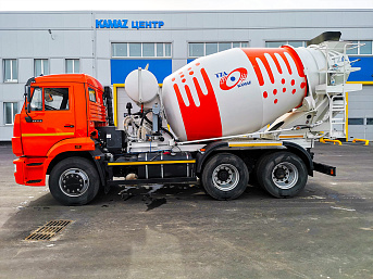Автобетоносмеситель 58147-032-48 (581471) на шасси КАМАЗ 65115 7 м3 (ЕВРО 5) новый