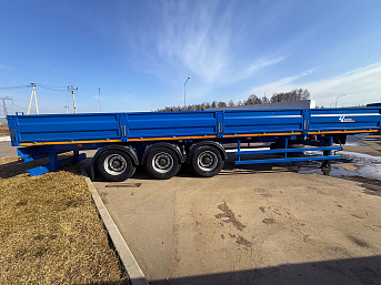 Полуприцеп бортовой ЧМЗАП 9906.4 П45 (с кониками и фитингами) новый