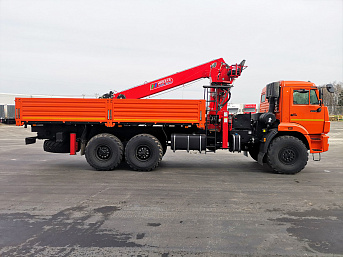 Бортовой КАМАЗ 43118 с КМУ Horyong HRS216 (ЕВРО 5) новый