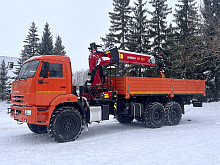 Бортовой КАМАЗ 6591-38091-50 с КМУ Palfinger INMAN IT-150 на шасси 43118 (ЕВРО 5) новый