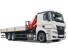 Бортовой КАМАЗ 65658 с КМУ Palfinger INMAN 320C поколение К5 (ЕВРО 5) новый