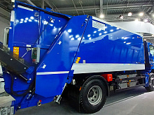 Мусоровоз с задней загрузкой Чистогор на шасси КАМАЗ 53198 электромобиль новый