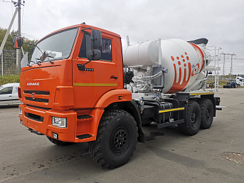 Автобетоносмеситель 58146T (5814T6) на шасси КАМАЗ 43118 6 м3 (ЕВРО 5) новый