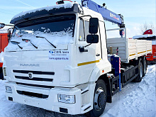 Бортовой КАМАЗ 65117 с КМУ DongYang SS1956 (ЕВРО 5) новый