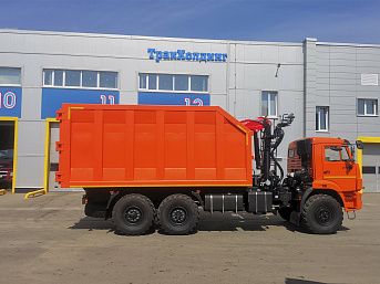 Ломовоз (металловоз) на шасси КАМАЗ 43118-48 с КМУ ВЕЛМАШ ВМ10-74М  (ЕВРО 5) новый