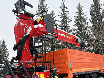 Бортовой КАМАЗ 6591-38091-50 с КМУ Palfinger INMAN IT-150 на шасси 43118 (ЕВРО 5) новый