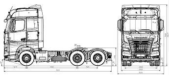 Седельный тягач КАМАЗ 65659-70004-CA с КОМ поколение К5 (ЕВРО 5) новый