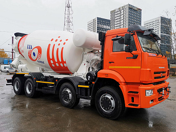 Автобетоносмеситель 58142V (5814V2) на шасси КАМАЗ 65201 12м3 (ЕВРО 5) новый