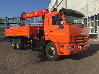 Бортовой КАМАЗ 65115 с КМУ Palfinger INMAN IT-150 (ЕВРО 5) новый